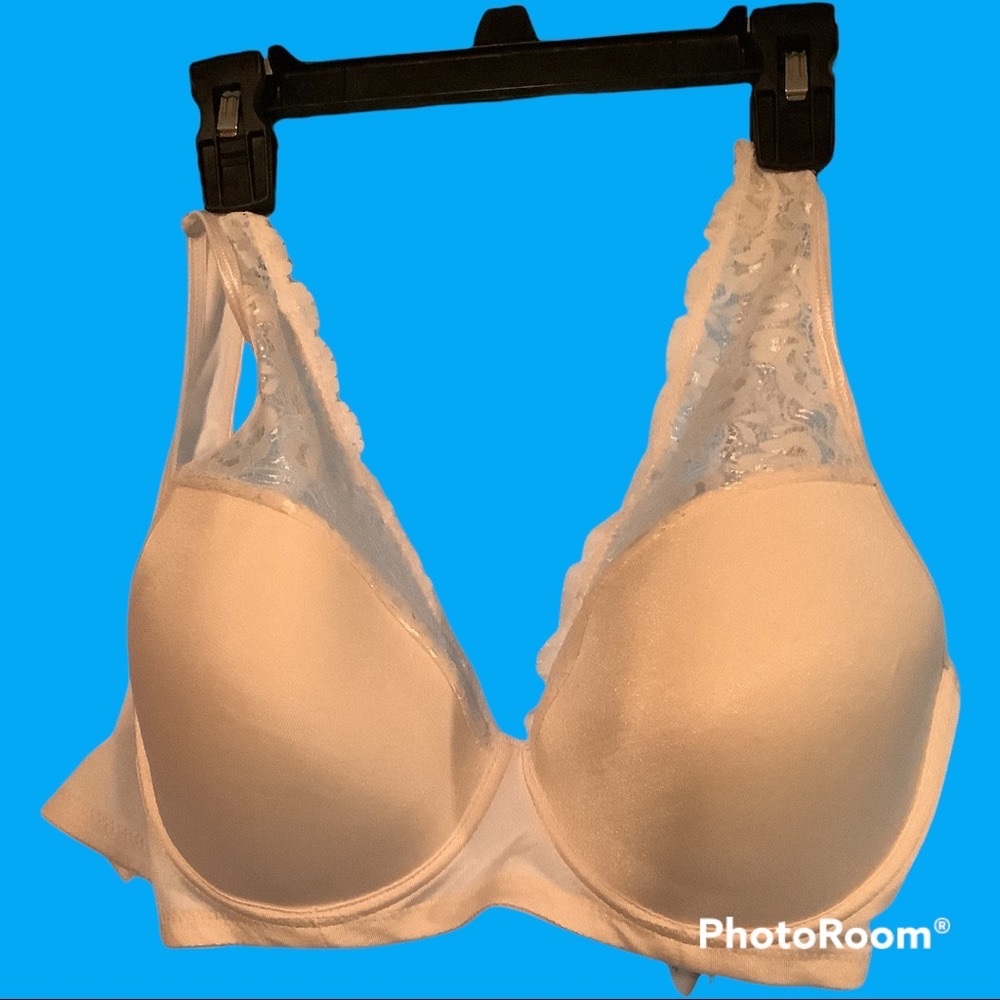 Angelina Wired, Padded Bra w/Lace Accent Straps